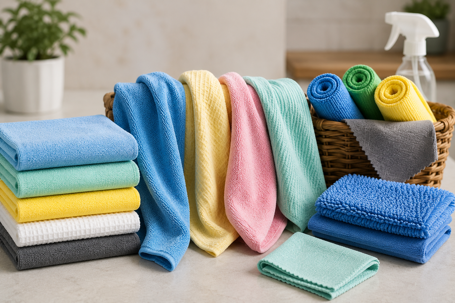 Wiping cloths stock
